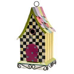 MacKenzie-Childs Courtly Cottage Birdhouse| Spring|Outdoor