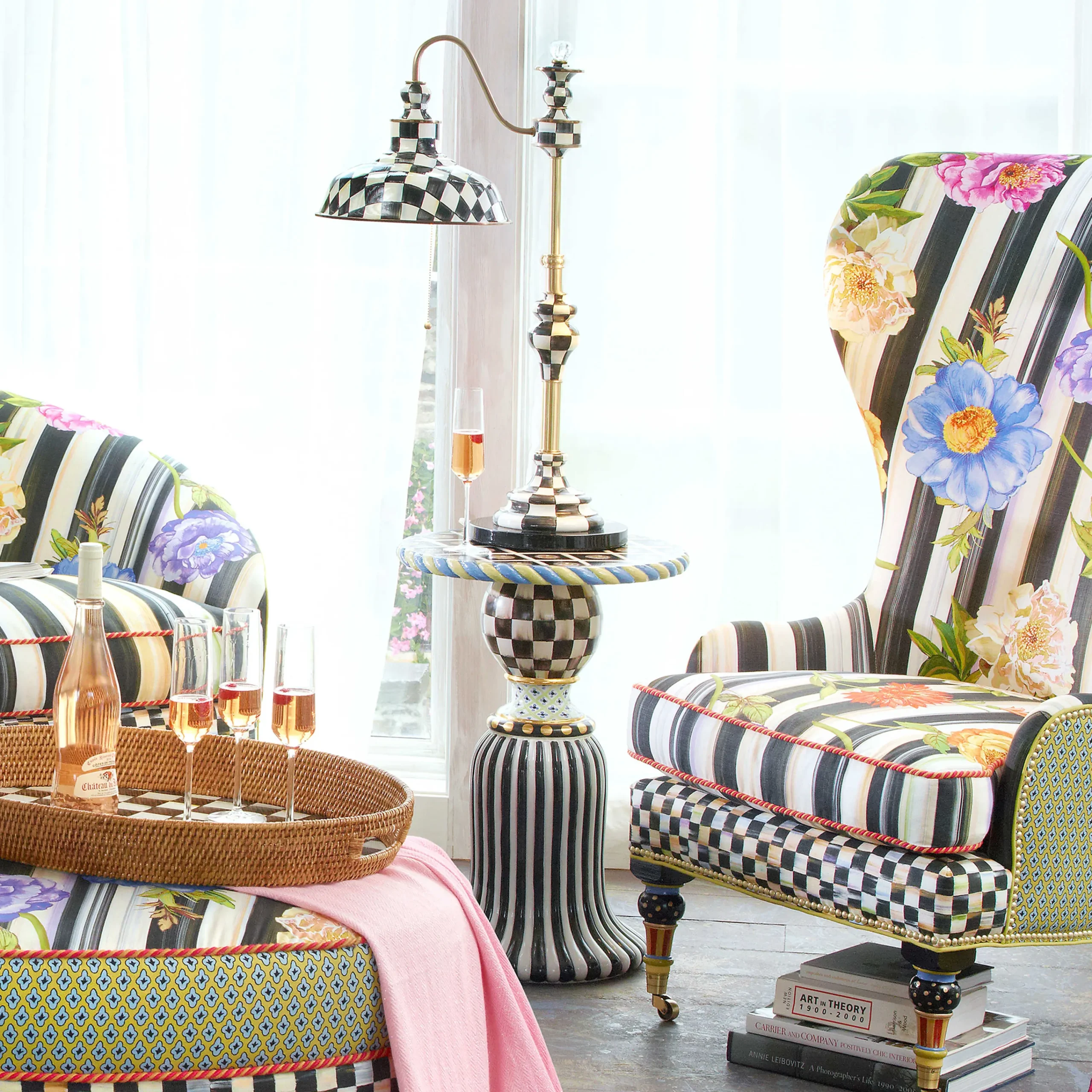 MacKenzie-Childs Courtly Farmhouse Writer's Lamp| Room Accents|Lighting