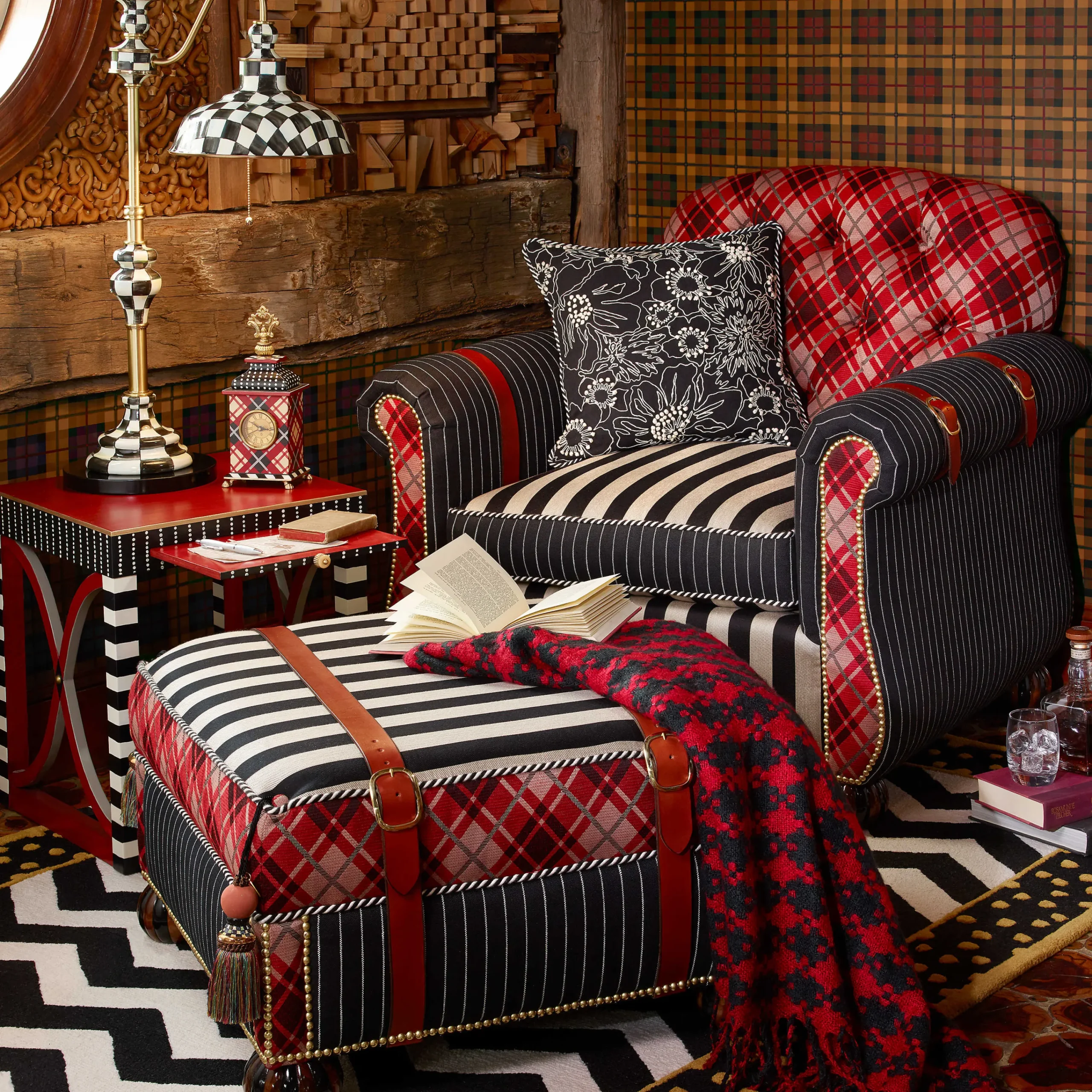 MacKenzie-Childs Courtly Farmhouse Writer's Lamp| Room Accents|Lighting