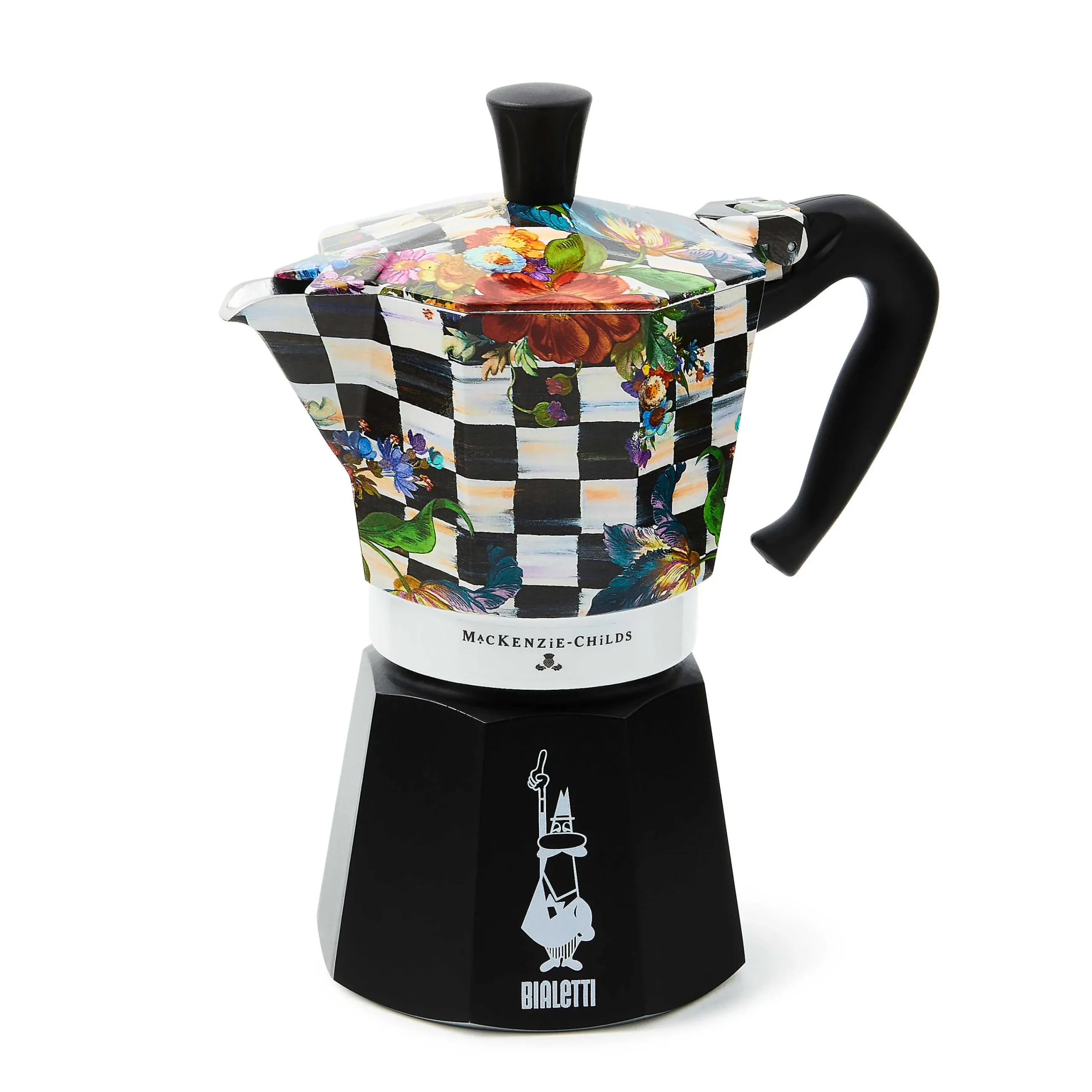 MacKenzie-Childs Courtly Flower Market 6 Cup Moka Pot| The Coffee Shop|Fall Entertaining