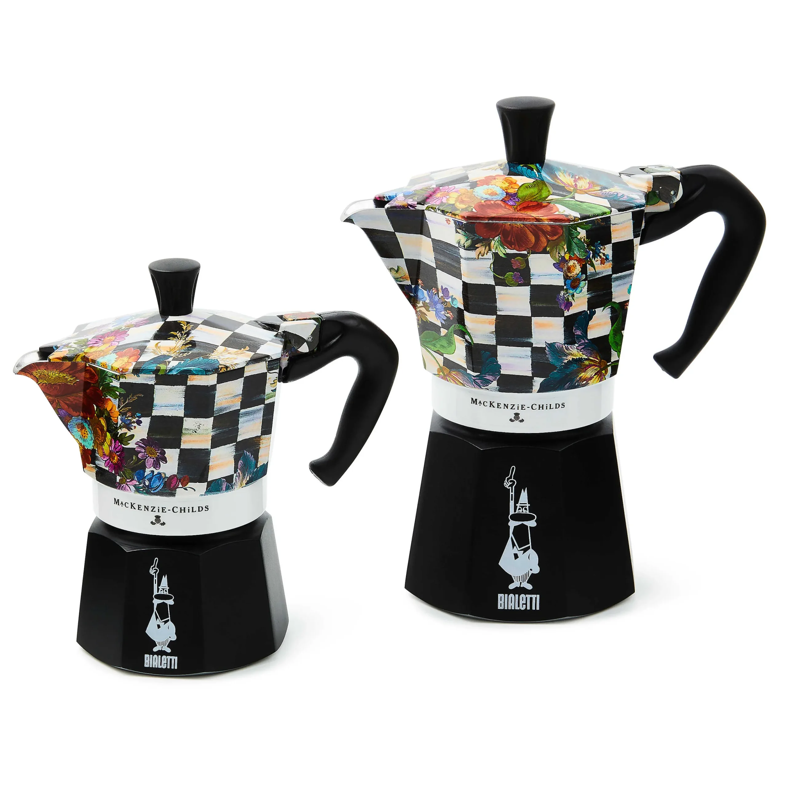 MacKenzie-Childs Courtly Flower Market 3 Cup Moka Pot| The Coffee Shop|Serveware