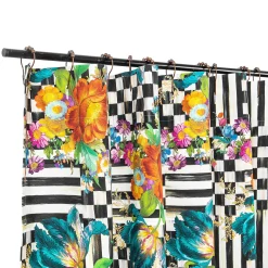 MacKenzie-Childs Courtly Flower Market Shower Curtain| Bath & Bath Accessories