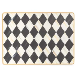 MacKenzie-Childs Courtly Harlequin Cork Back Placemats, Set of 4| Table Accessories|Kitchen & Table Linens