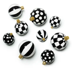 MacKenzie-Childs Courtly Ornament Bowl Fillers, Set of 9| Decor Sets|Room Accents