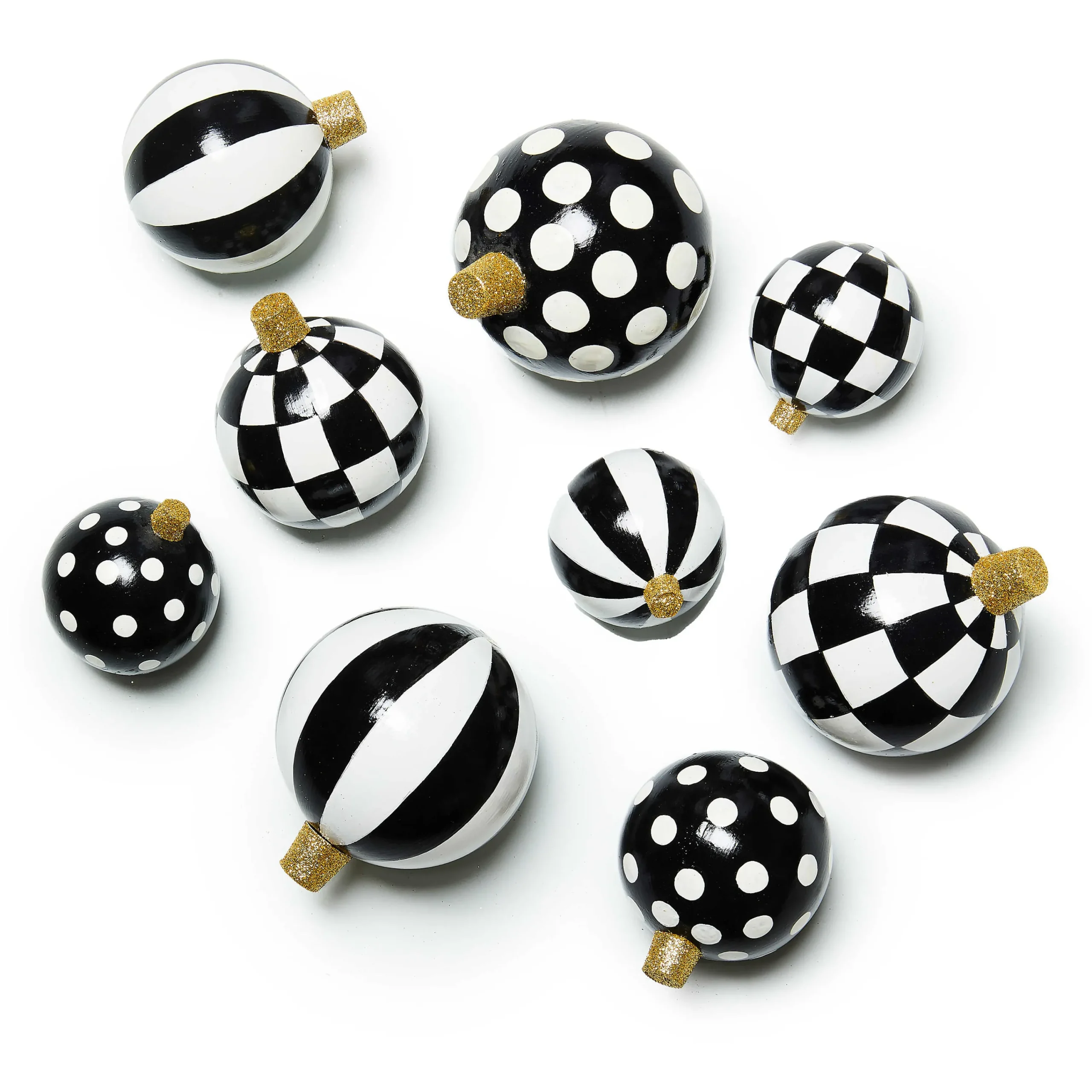 MacKenzie-Childs Courtly Ornament Bowl Fillers, Set of 9| Decor Sets|Room Accents