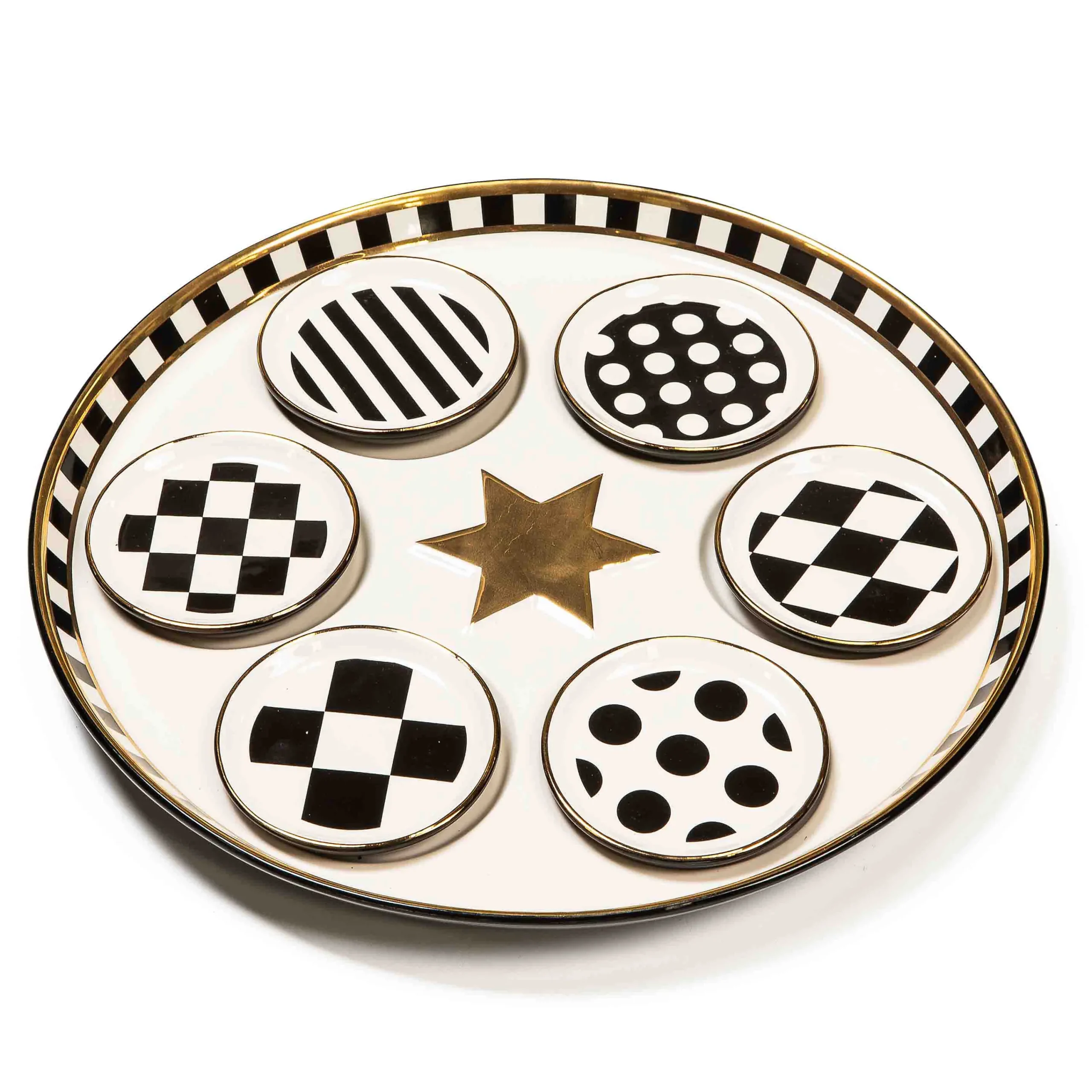 MacKenzie-Childs Courtly Seder Plate| Serveware