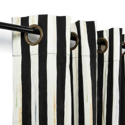 MacKenzie-Childs Courtly Stripe Grommet Top Curtain Panel| Room Accents