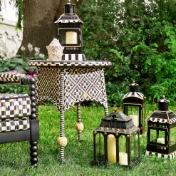 MacKenzie-Childs Courtly Stripe Large Candle Lantern| Spring|The Fall Shop
