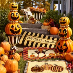 MacKenzie-Childs Courtly Stripe Urn| Spring|The Fall Shop