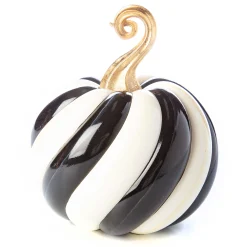 MacKenzie-Childs Courtly Twist Small Pumpkin| Pumpkins|The Halloween Shop