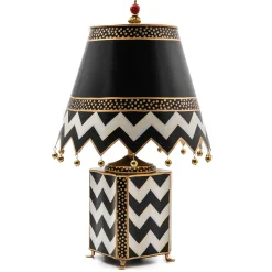 MacKenzie-Childs Courtly Zig Zag Table Lamp| Lighting