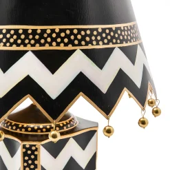 MacKenzie-Childs Courtly Zig Zag Table Lamp| Lighting