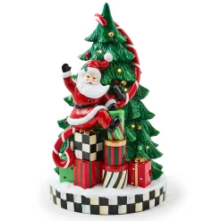 MacKenzie-Childs Cozy Christmas Morning Illuminated Tree| Room Accents