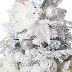 MacKenzie-Childs Crystal Palace Illuminated Tabletop Tree| Greenery & Florals