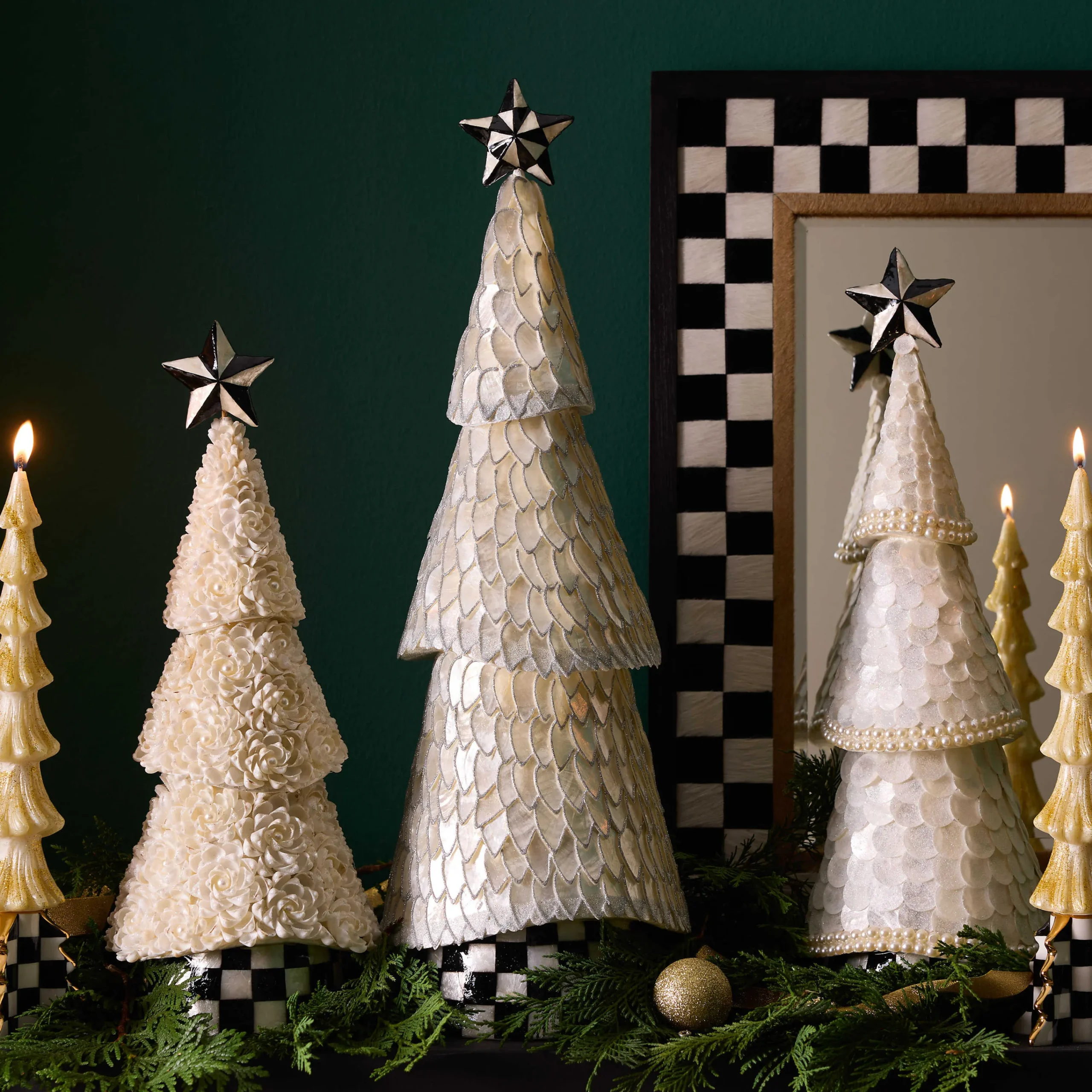 MacKenzie-Childs Crystal Palace Large Capiz Tree| Room Accents