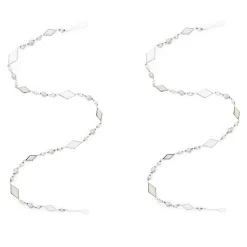 MacKenzie-Childs Crystal Palace Mirrored Garland, Set of 2| Holiday|Room Accents