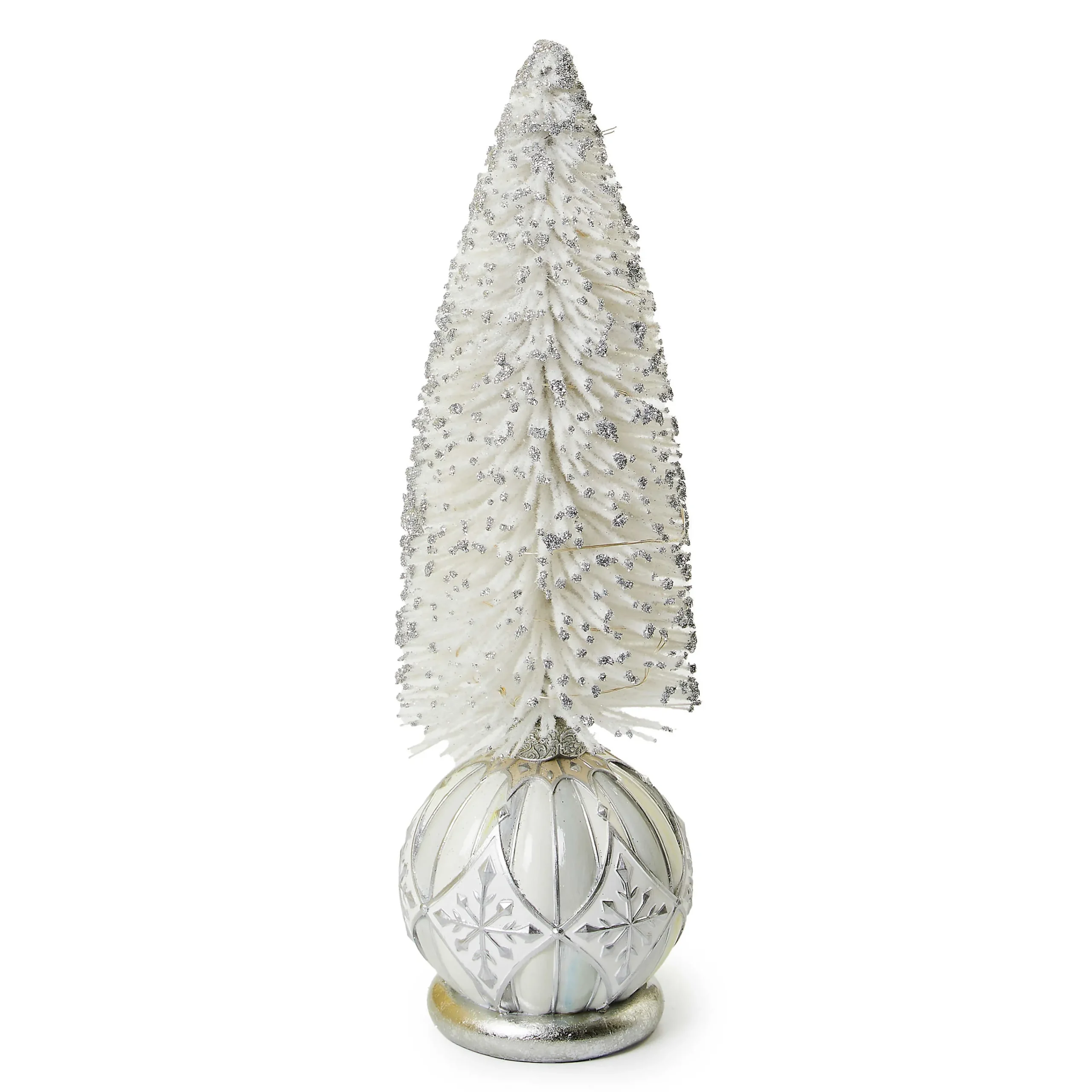 MacKenzie-Childs Crystal Palace Small Illuminated Bottle Brush Tree| Room Accents