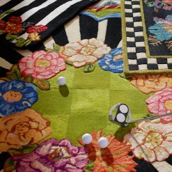 MacKenzie-Childs Cutting Garden 6' Round Rug| Rugs