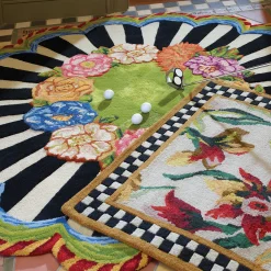 MacKenzie-Childs Cutting Garden 6' Round Rug| Rugs