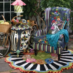MacKenzie-Childs Cutting Garden 6' Round Rug| Rugs