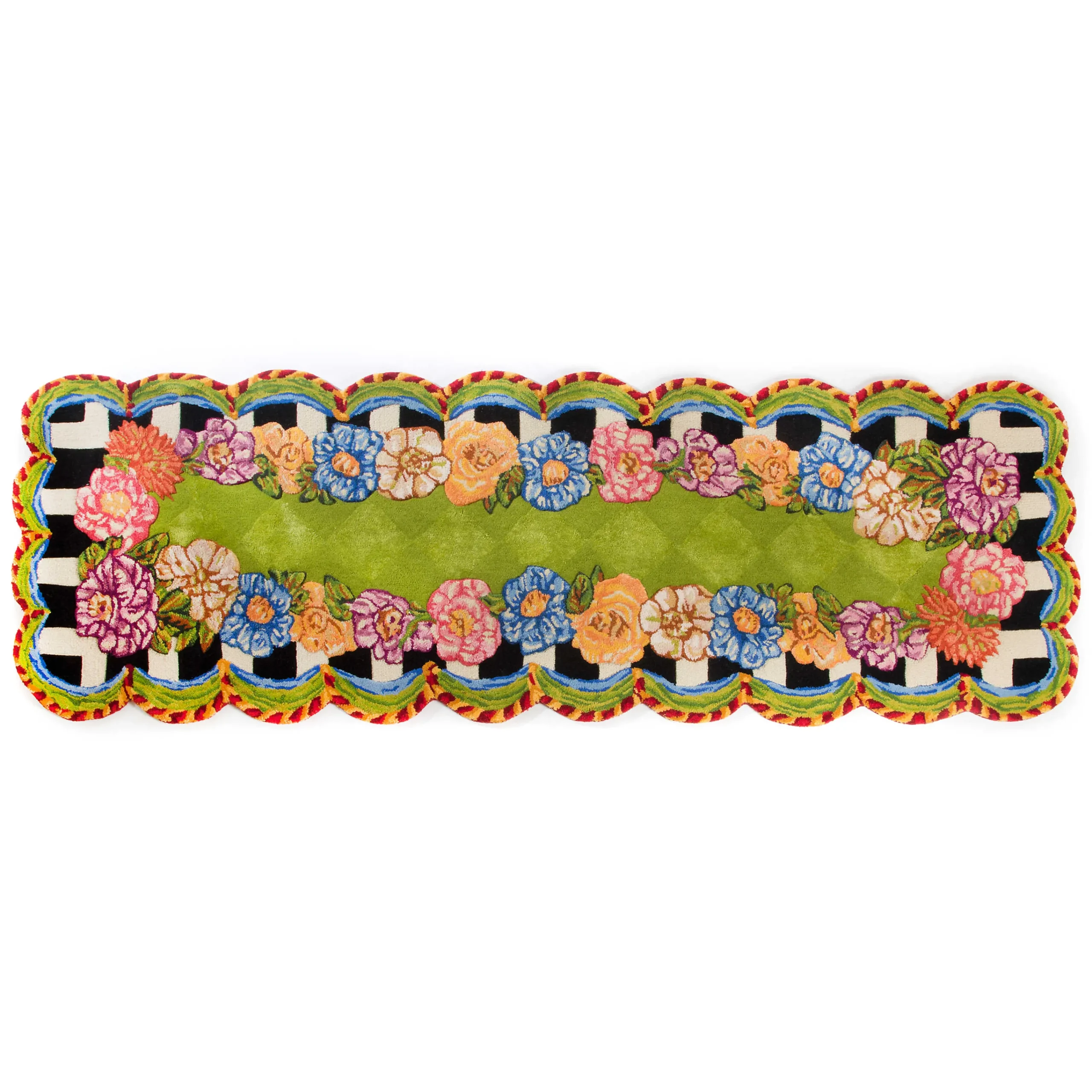 MacKenzie-Childs Cutting Garden 2'8 x 8' Runner| Rugs