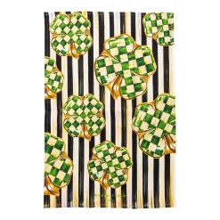 MacKenzie-Childs Dancing Clovers Dish Towel| Spring|Kitchen & Table Linens