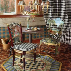 MacKenzie-Childs Dark Flower Basket Side Chair| Dining Room & Kitchen