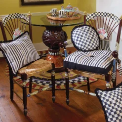 MacKenzie-Childs Dark Flower Basket Side Chair| Dining Room & Kitchen
