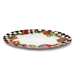 MacKenzie-Childs Deck the Halls Serving Platter| Holiday|Serveware