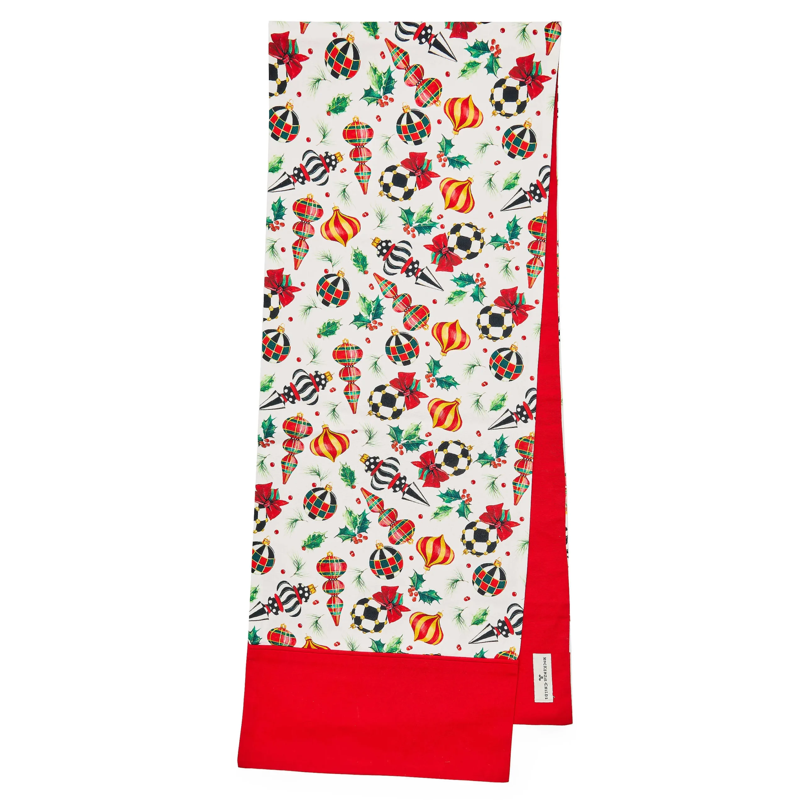 MacKenzie-Childs Deck the Halls Table Runner| Kitchen & Table Linens|Table Accessories