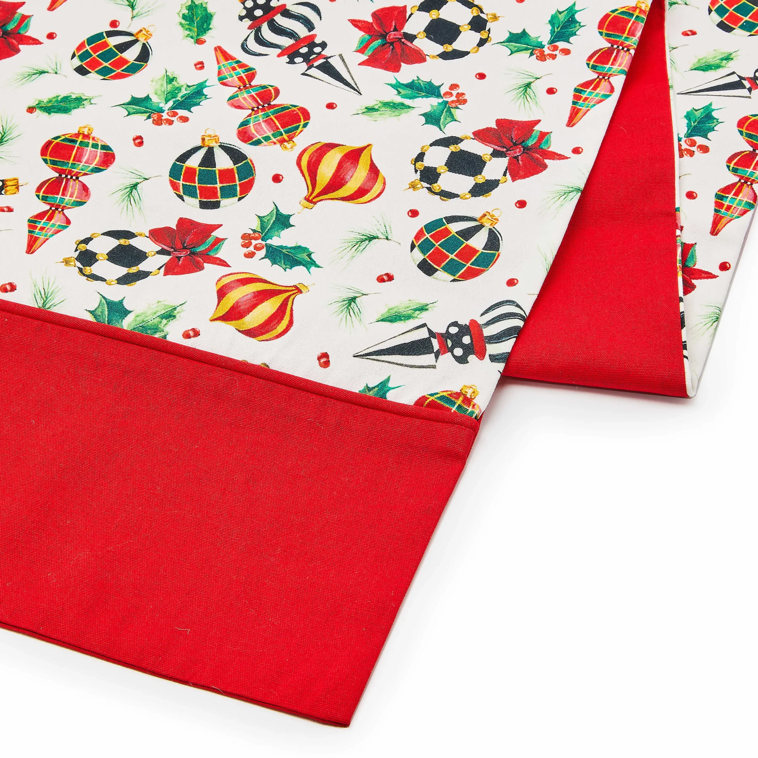 MacKenzie-Childs Deck the Halls Table Runner| Kitchen & Table Linens|Table Accessories