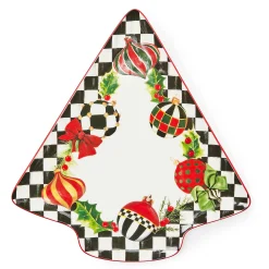 MacKenzie-Childs Deck the Halls Tree Serving Platter| Holiday|Serveware