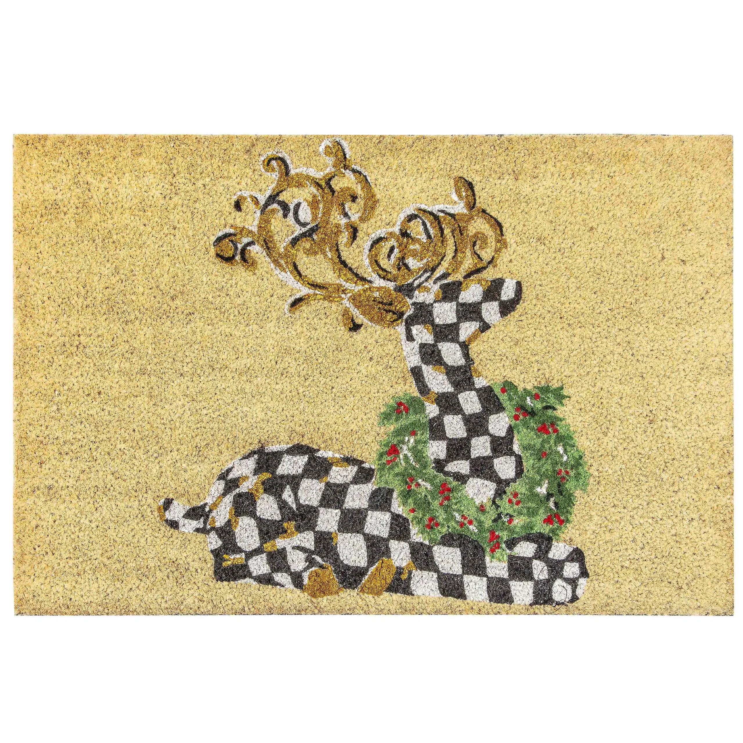 MacKenzie-Childs Deer Entrance Mat| Holiday|Outdoor