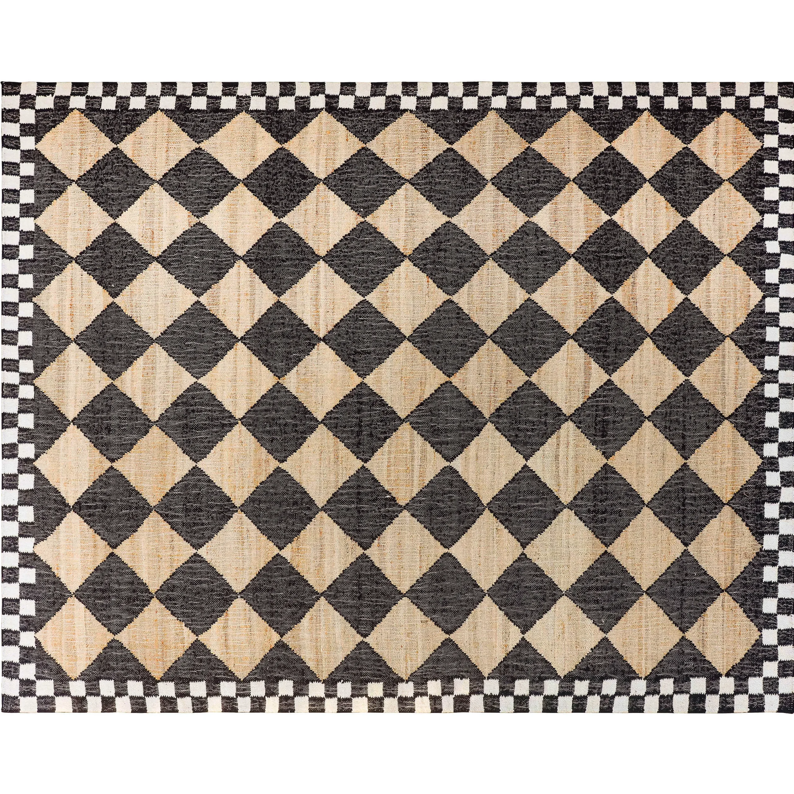 MacKenzie-Childs Diamond Jute 8' x 10' Rug| Rugs