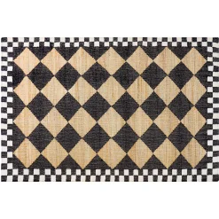 MacKenzie-Childs Diamond Jute 5' x 8' Rug| Rugs