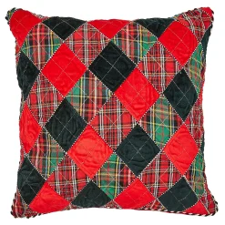 MacKenzie-Childs Diamond Tartan Throw Pillow| Pillows, Throws, & Cushions