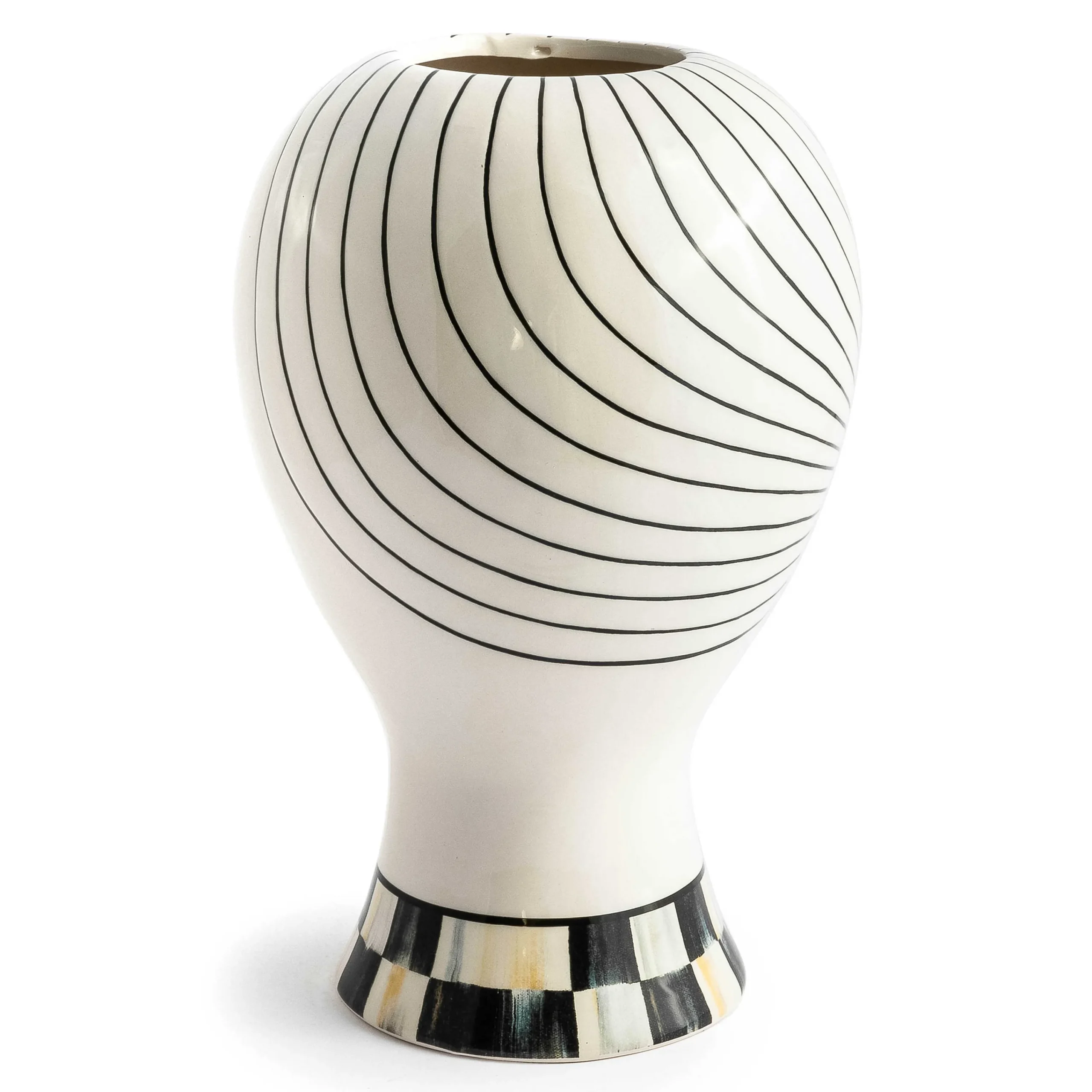 MacKenzie-Childs Doodles Lady Head Vase| Room Accents