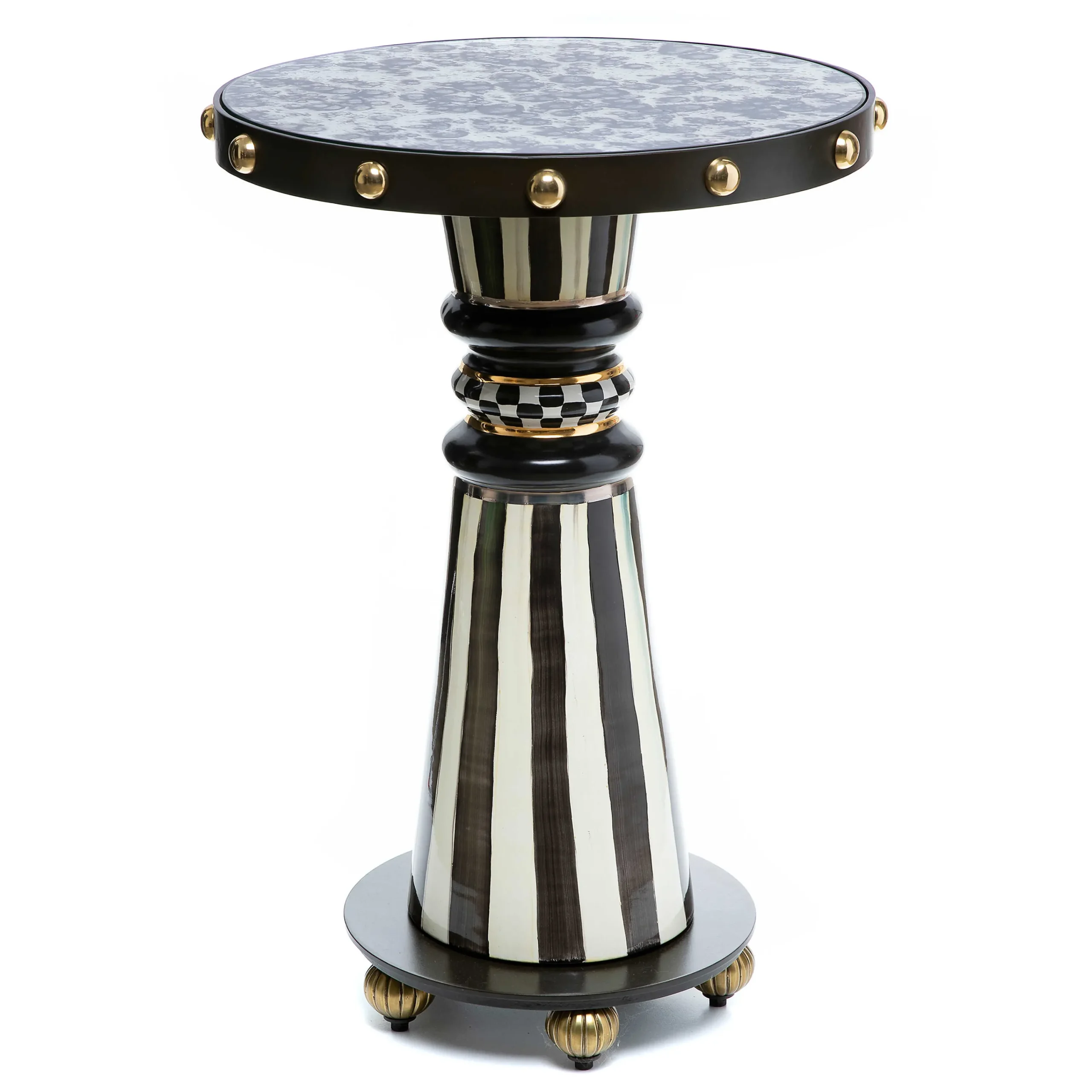 MacKenzie-Childs Dotography Accent Table| Living Room