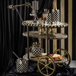 MacKenzie-Childs Dotography Bar Cart| Living Room|Bar Entertaining