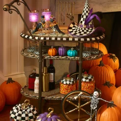 MacKenzie-Childs Dotography Bar Cart| Living Room|Bar Entertaining
