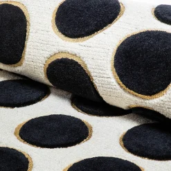 MacKenzie-Childs Dots A Lots Rug - Black - 2'3 x 3'9| Rugs