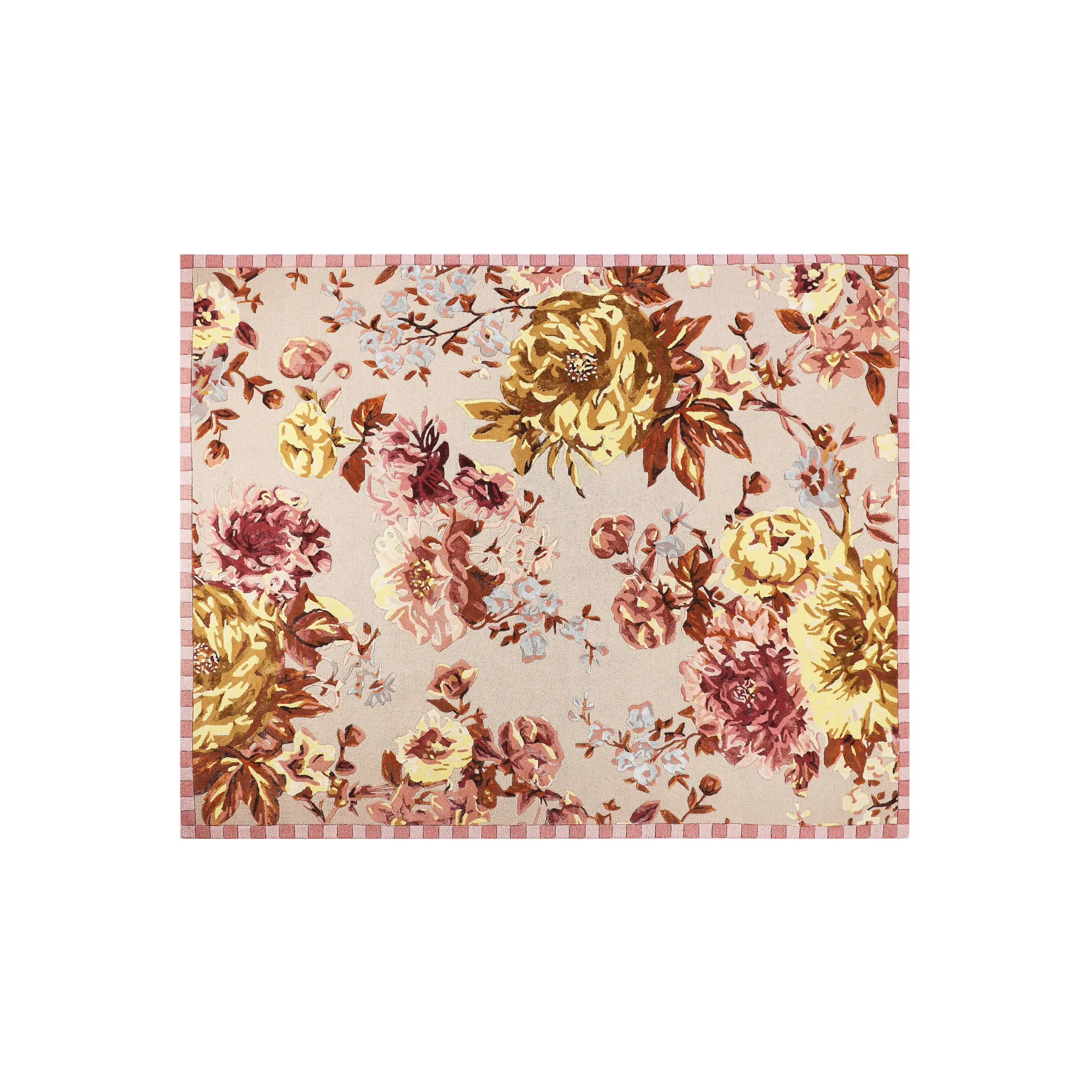 MacKenzie-Childs Dusty Rose Floral 8' x 10' Rug| Rugs