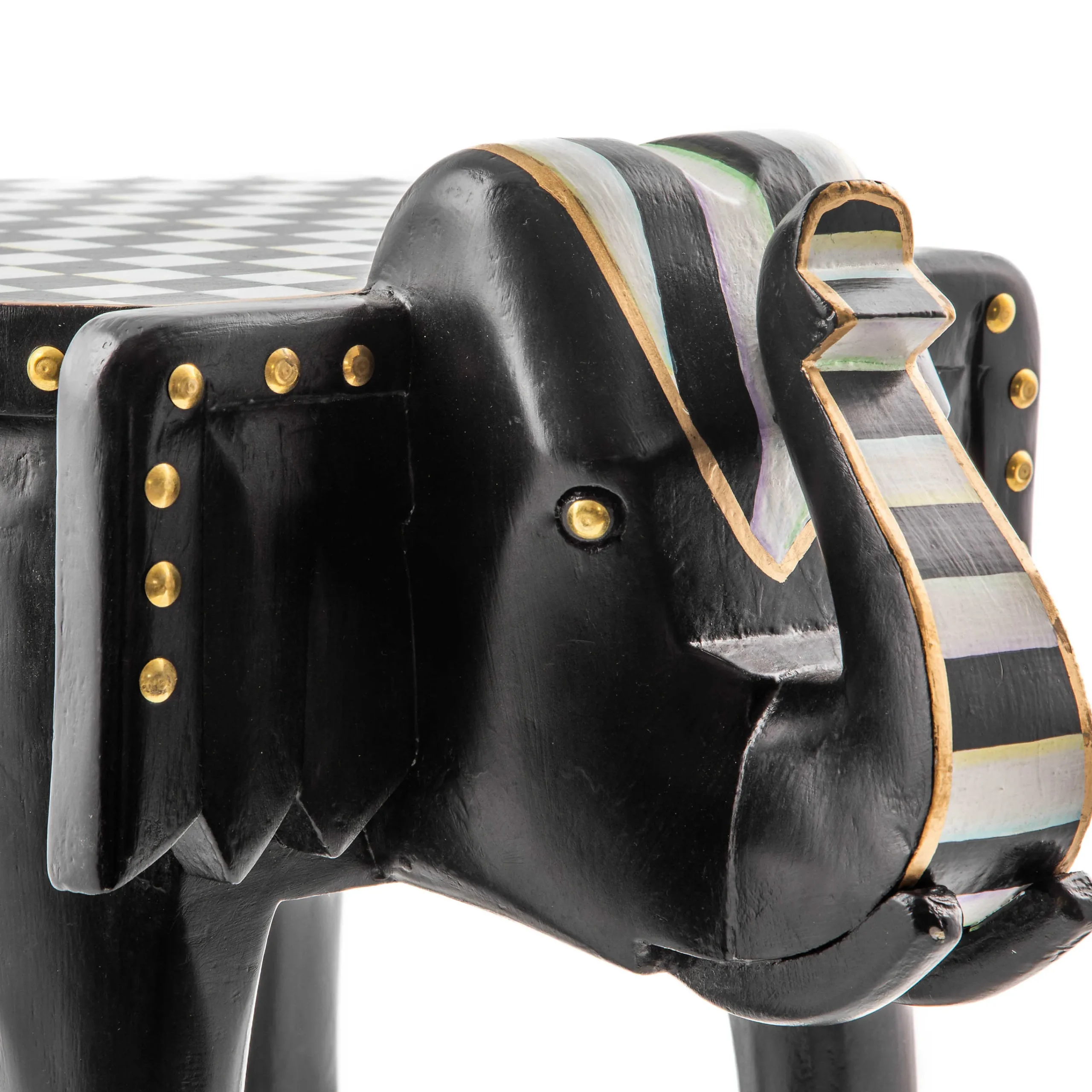 MacKenzie-Childs Elephant Pedestal| Room Accents