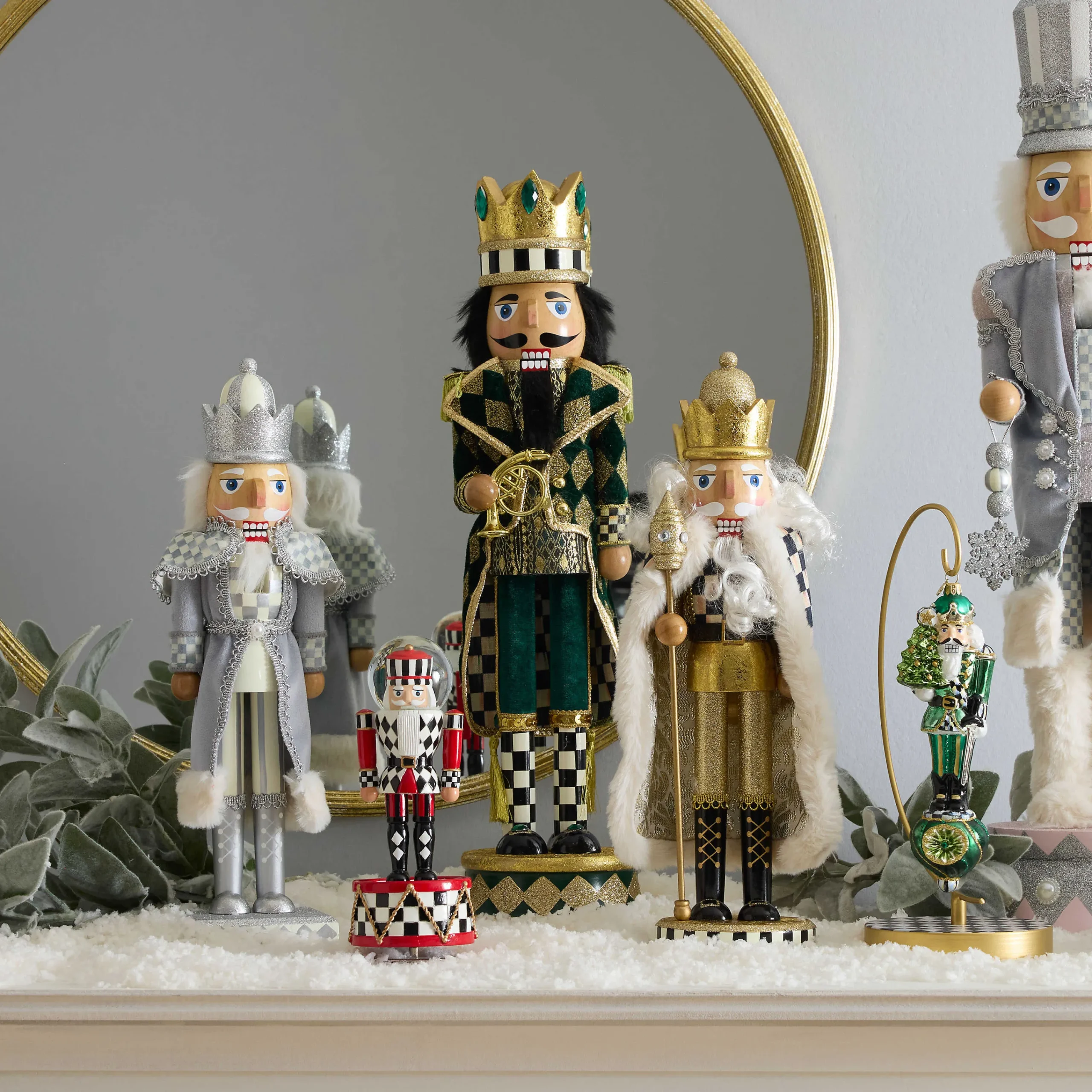 MacKenzie-Childs Emerald Luxe Nutcracker| Room Accents