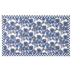 MacKenzie-Childs English Garden Floor Mat - Royal - 3' x 5'| Rugs