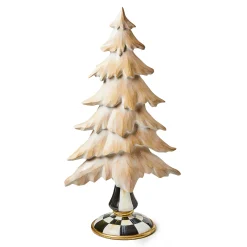 MacKenzie-Childs Farmhouse Carved Short Tree| Holiday|Room Accents