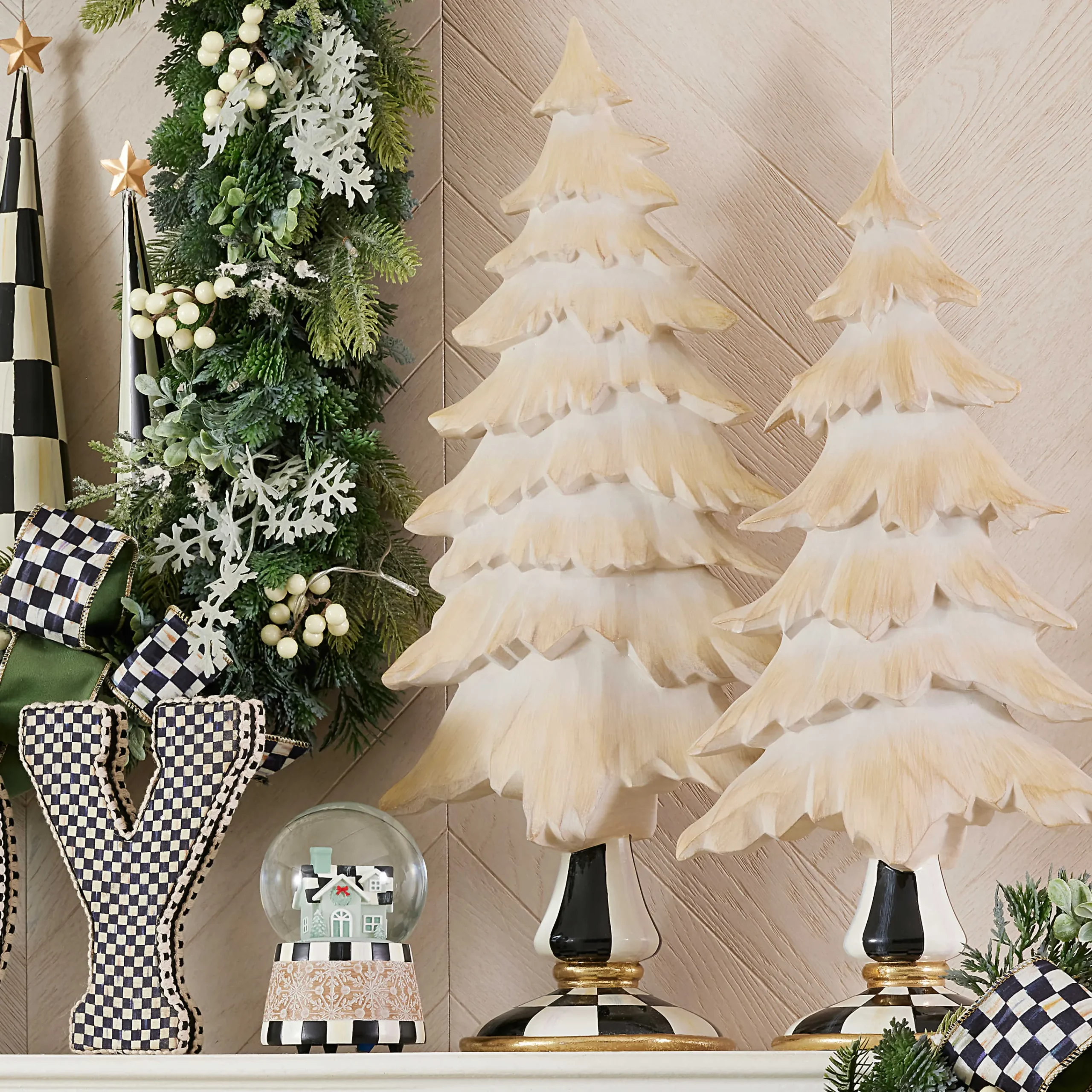 MacKenzie-Childs Farmhouse Carved Tall Tree| Room Accents