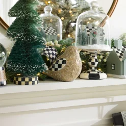 MacKenzie-Childs Farmhouse Holiday Block Print Birds, Set of 2| The Fall Shop|Room Accents