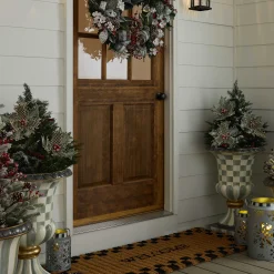 MacKenzie-Childs Farmhouse Holiday Holly Stem| Greenery & Florals