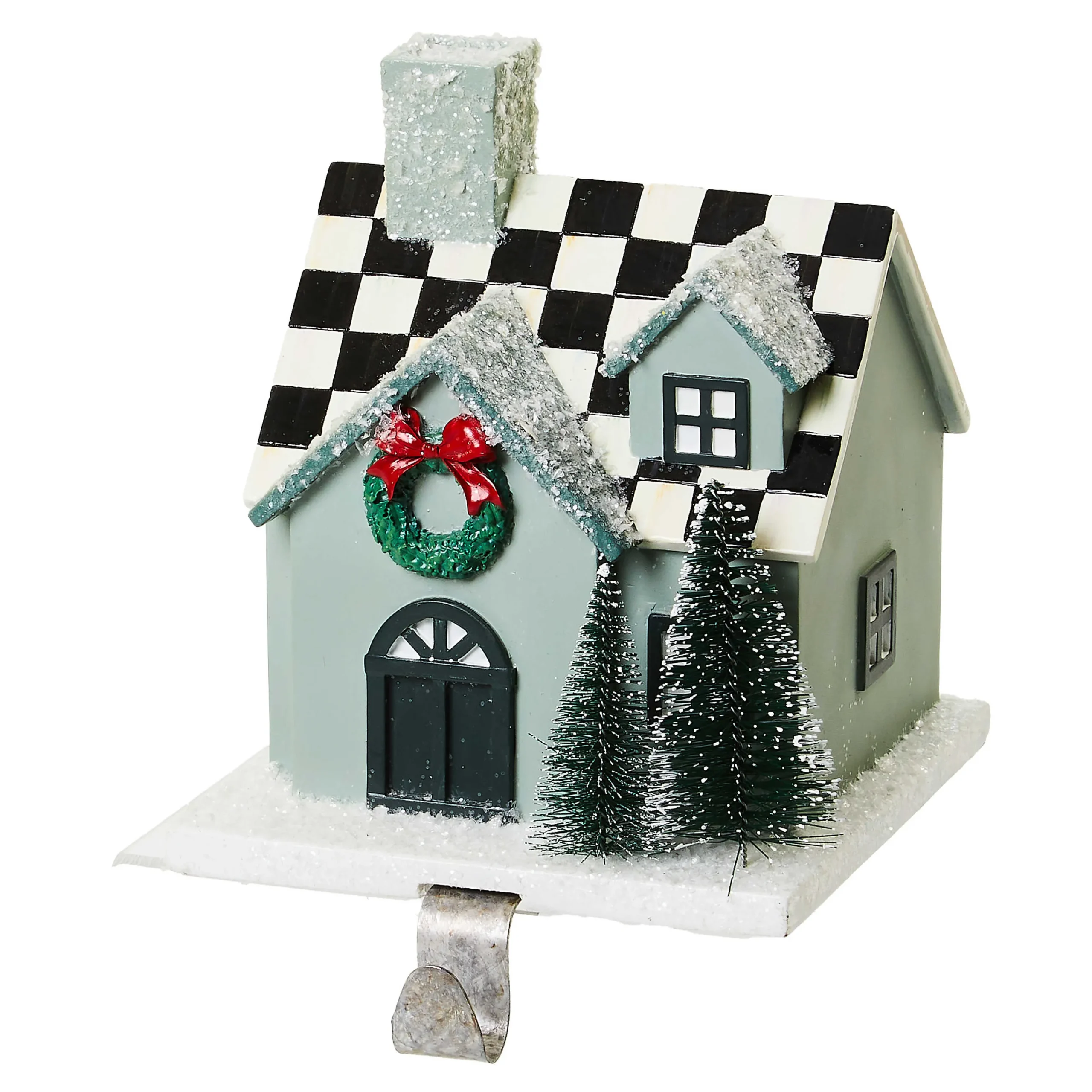 MacKenzie-Childs Farmhouse Holiday House Stocking Hook| Holiday
